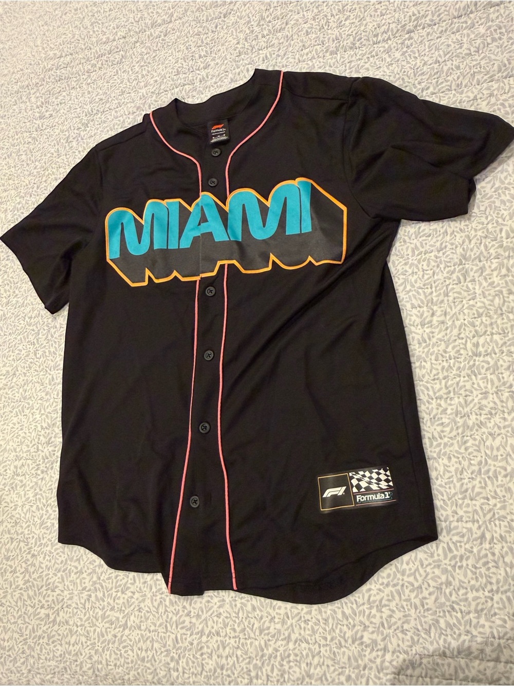 Formula 1 Miami Franchise Baseball Jersey - Picture 6 of 7